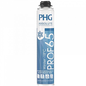 Профессиональная пистолетная пена PHG Absolute PROF 65 с увеличенным выходом 870 ml