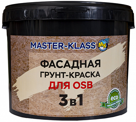 Фасадная грунт-краска для OSB (3 в 1) 6 кг